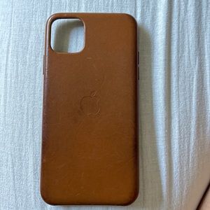 Apple Leather iPhone 11 Pro Case